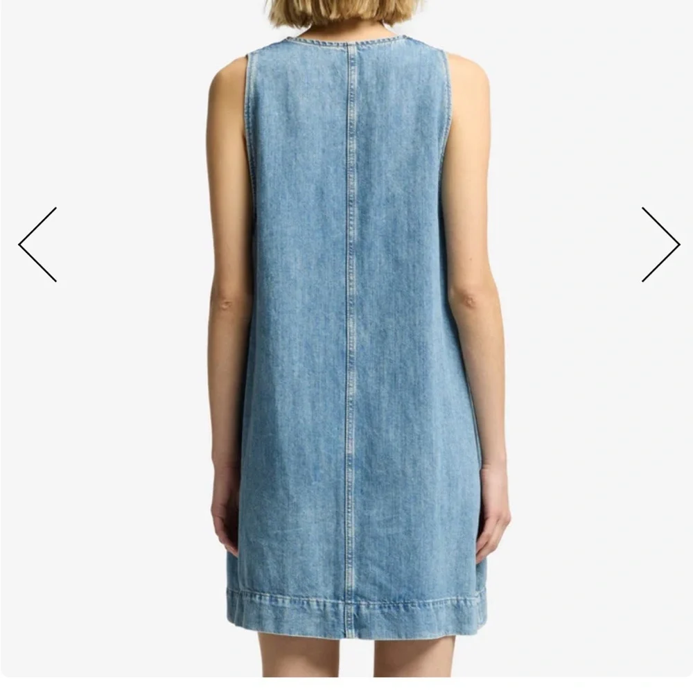 7 for all mankind denim sleeveless Dress - Picture 6 of 8